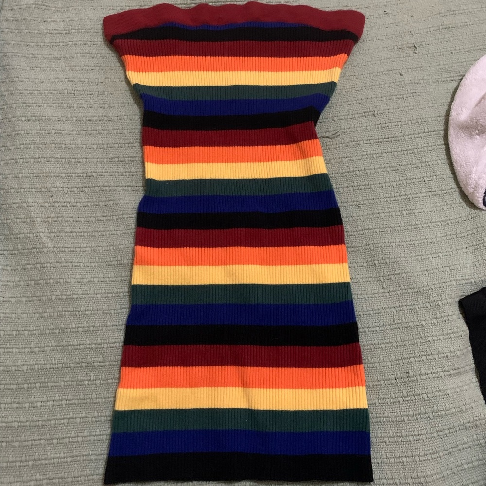 Bandeau mini dress
